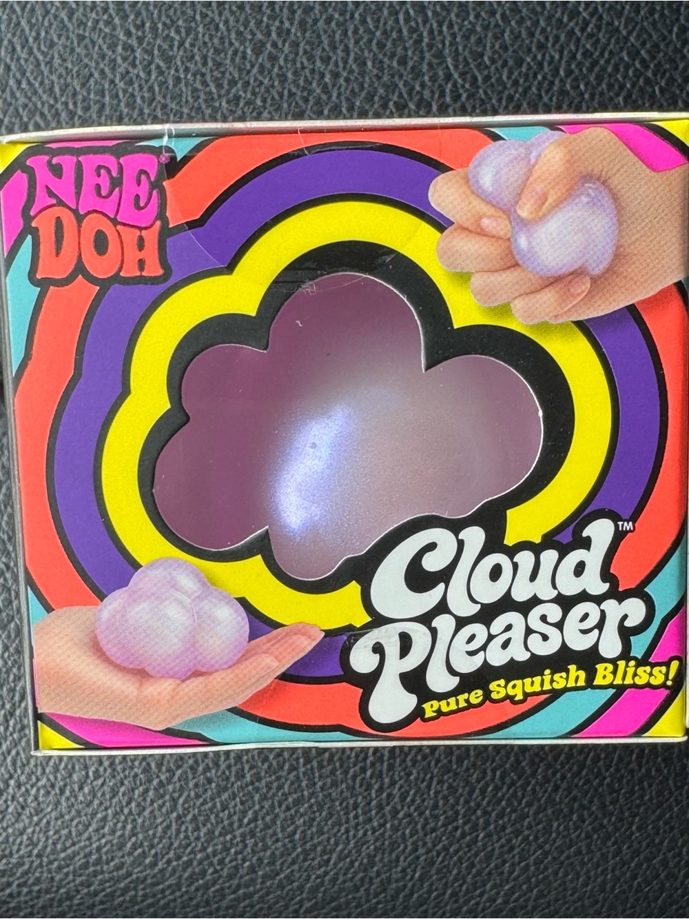 NeeDoh Cloud Pleaser, Authentic Schylling, Purple Shimmer. New in Original Box.